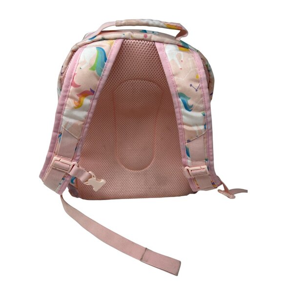 Mommore Unicorn Kids Backpack Pink With Mesh Pockets & Adjustable Straps - Picture 4 of 8